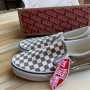 Checkerboard Vans, Classic Slip-on